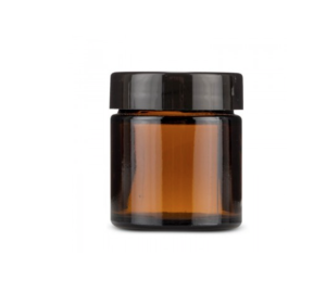 Cam Kavanoz Krem Kavanozu (Amber) 100 ml