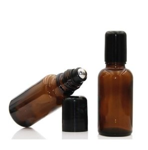Şişe 18pp Cam Amber Roll On Başlık (2 Adet) 10 ml